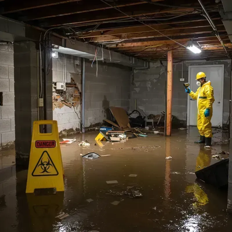 Flooded Basement Electrical Hazard in Georgetown, CO Property